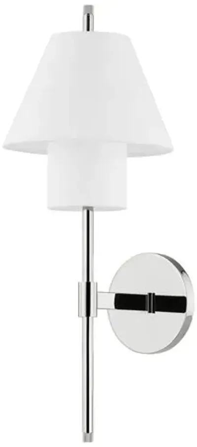 Glenmoore Wall Sconce - Silver