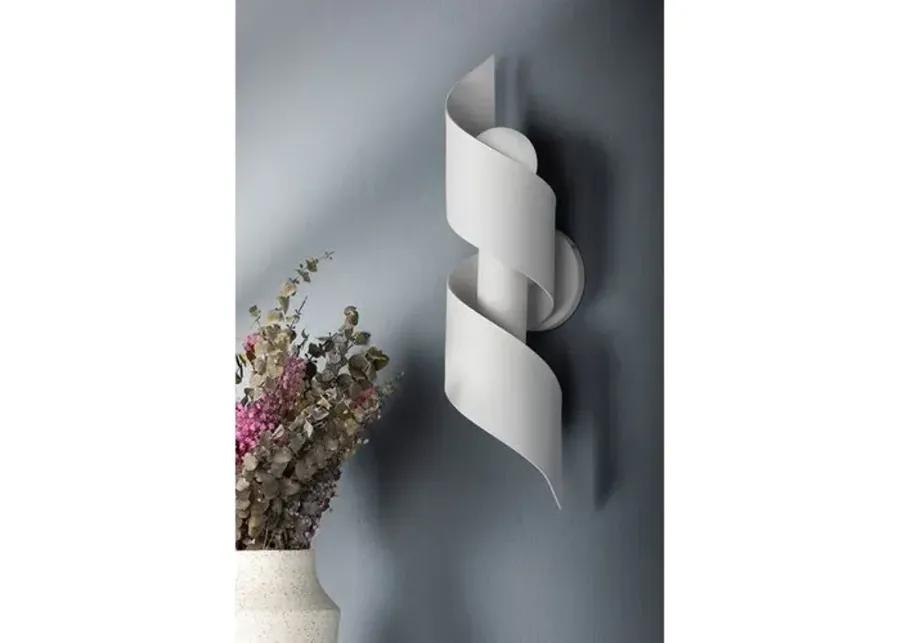 Edie Wall Sconce - Textured White - Tali Roth for Mitzi