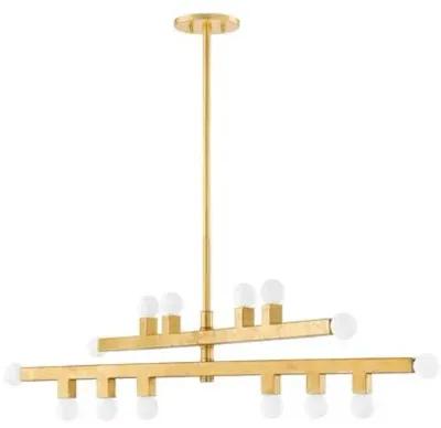 Sutter 10.5" Linear Chandelier - Gold