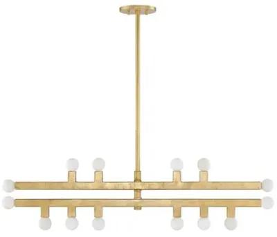 Sutter 10.5" Linear Chandelier - Gold