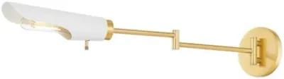 Harperrose 5" Wall Sconce - Aged Brass/Soft White