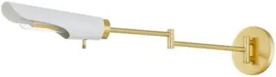 Harperrose 5" Wall Sconce - Aged Brass/Soft White