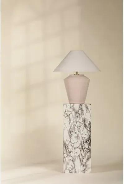 Rachie Ceramic Table Lamp - Whitewash Terracotta