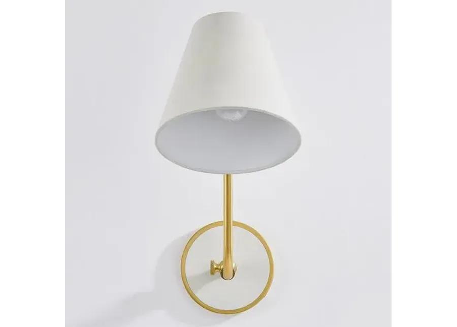 Georgann Wall Sconce - Aged Brass/Soft White - Zoe Feldman for Mitzi