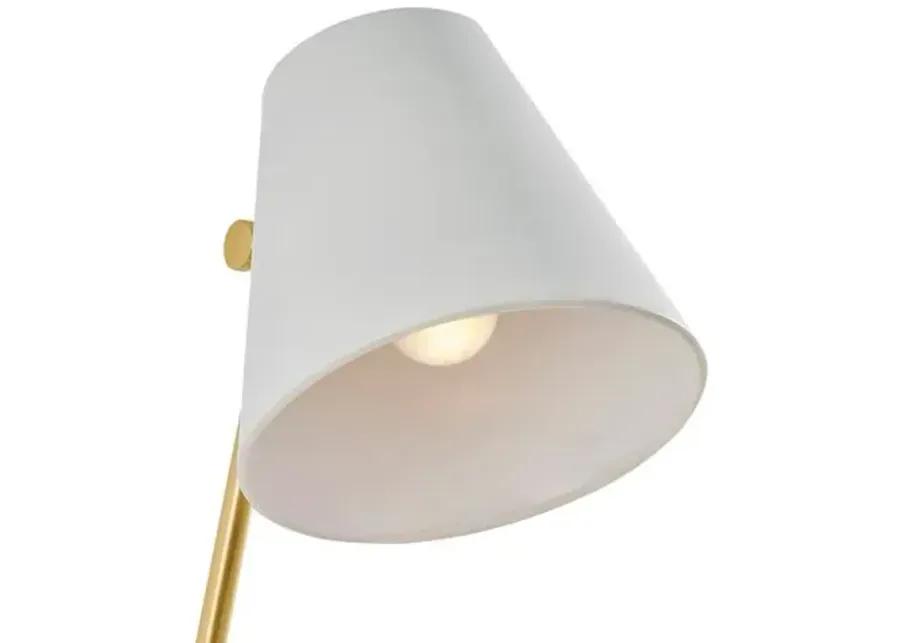 Georgann Wall Sconce - Aged Brass/Soft White - Zoe Feldman for Mitzi