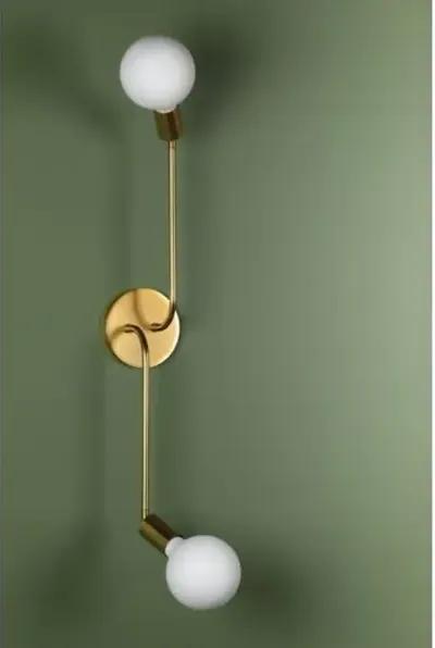 Davina 2-Light Wall Sconce - Gold