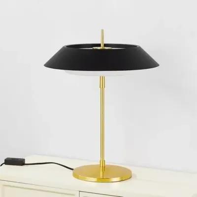 Colsn Table/Desk Lamp - Aged Brass/Soft Black