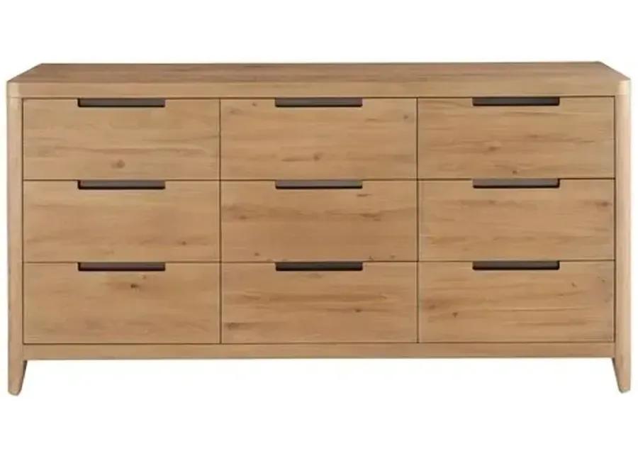 Walker Drawer Dresser - Organic Natural Oak - Brown