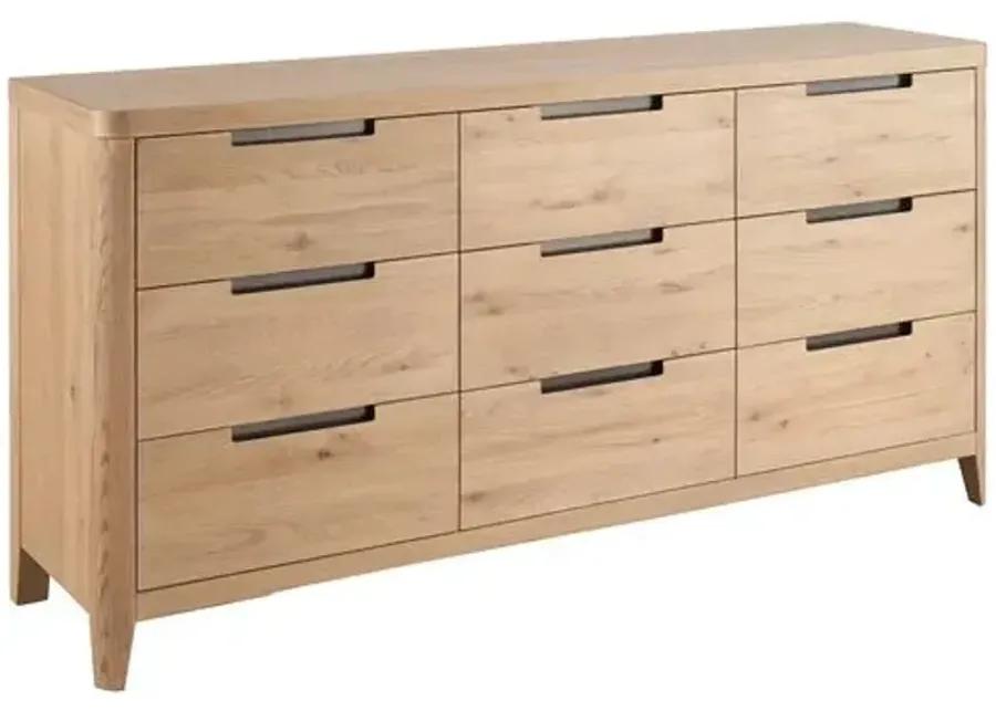 Walker Drawer Dresser - Organic Natural Oak - Brown