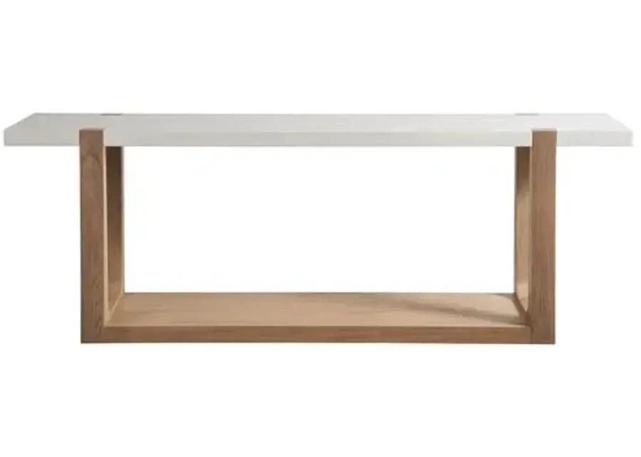 Rosa Console Table - Organic Natural Oak - Brown