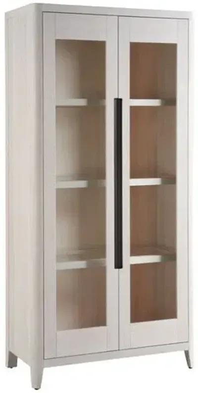 Kyna Tall Display Cabinet - Brown