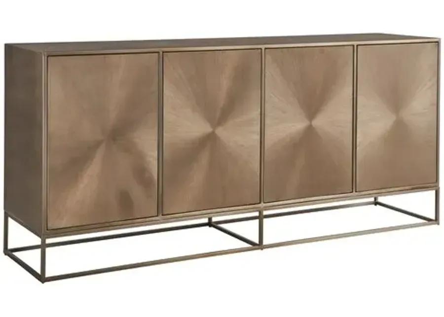 Fusion Credenza - Aged Brass - Gold