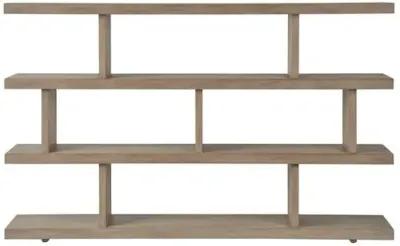 Loreta Room Divider/Bookcase - Gray Oak