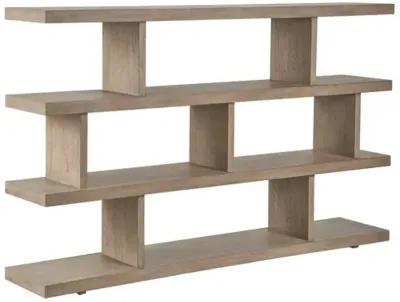 Loreta Room Divider/Bookcase - Gray Oak