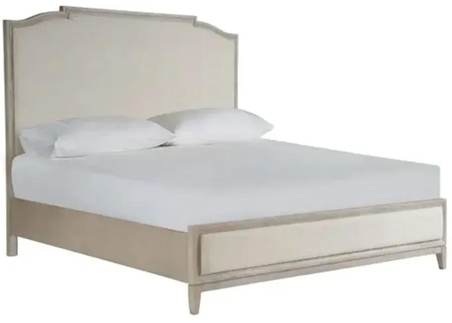 Kyna Panel Bed - Upholstered