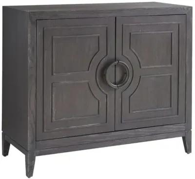 Kyna Two Door Accent Chest - Ravenwood - Black