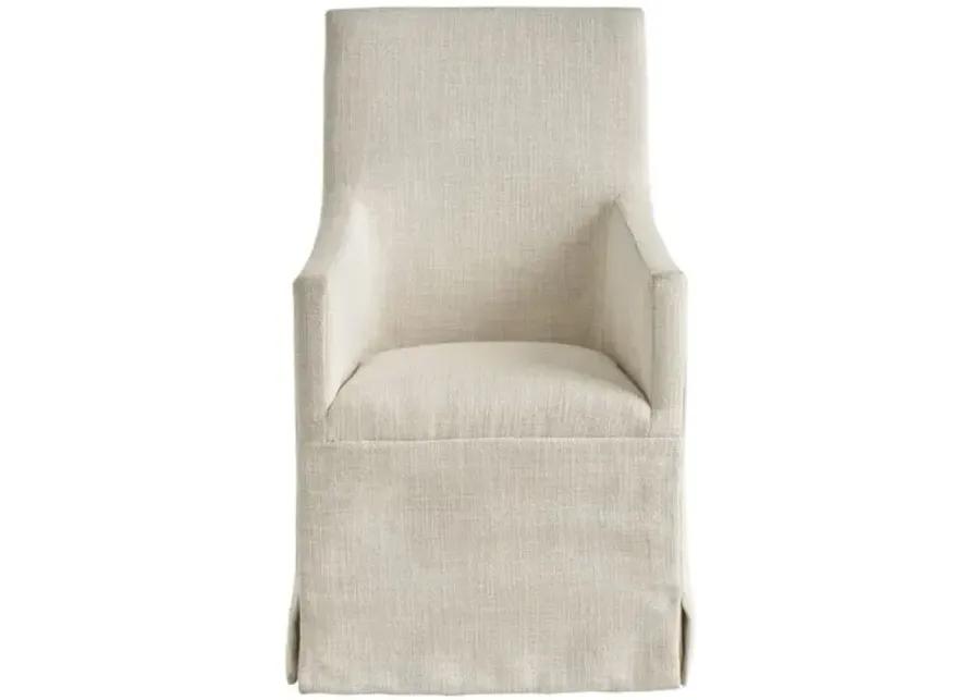 Keenan Slip Cover Dining Chair - Asbury Oyster - Ivory