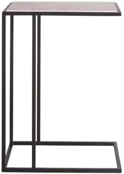 Jemma Stone Stop Drink Table - Soft Matte Black