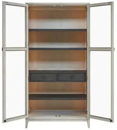 Isola Display Cabinet - Rolling Fog/Ravenwood - Black