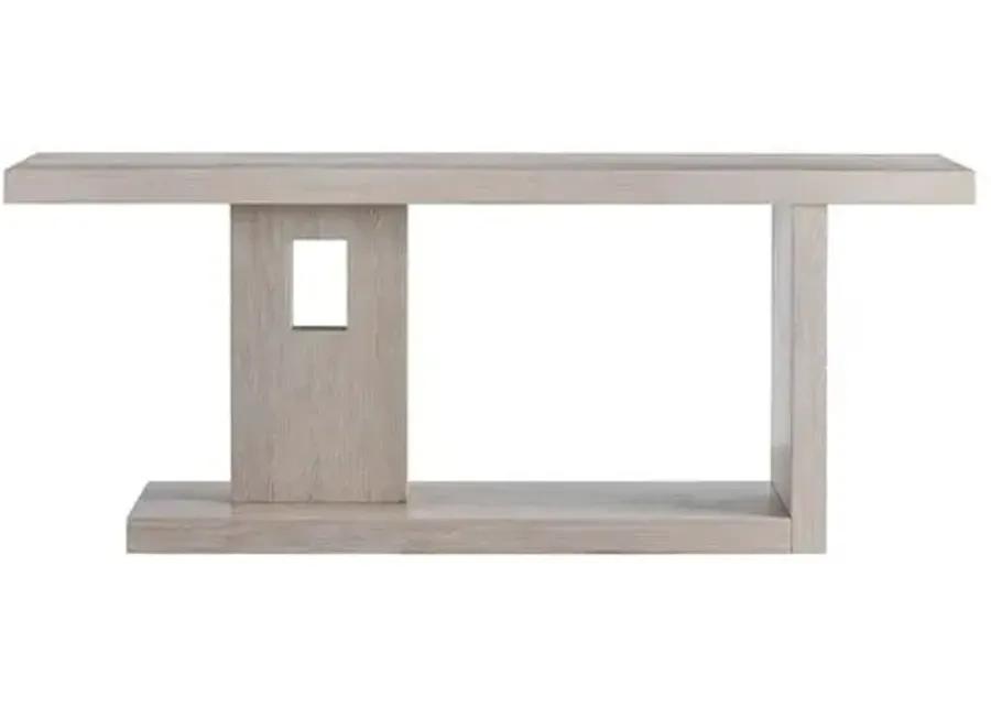 Diana Console Table - White Oak - Gray