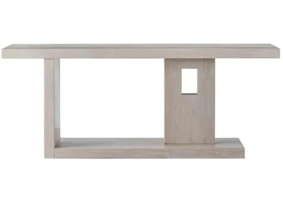 Diana Console Table - White Oak - Gray