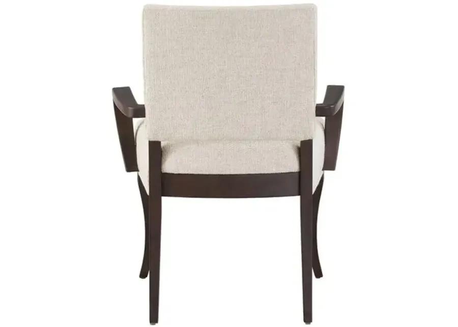 Dahlia Arm Chair Pair - Otter - Brown