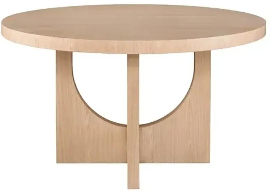 Cassie Round Dining Table - Tech Oak