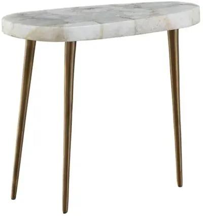 Beckett Short Side Table - Agate/Bronze - Multi