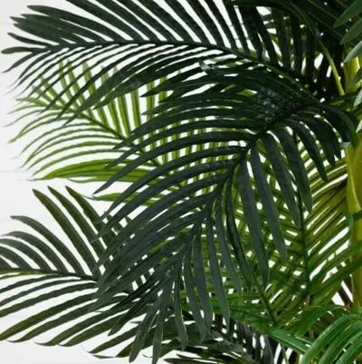 9ft. Artificial Double Golden Cane Palm Tree - Green