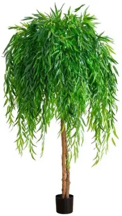 6ft. Willow Artificial Tree - Real Touch - Green