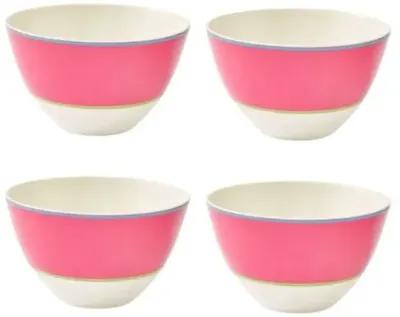 Set of 4 Calypso Bowls - Pink - Kit Kemp