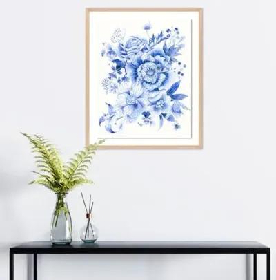 Gabby Malpas Blue White Floral 1