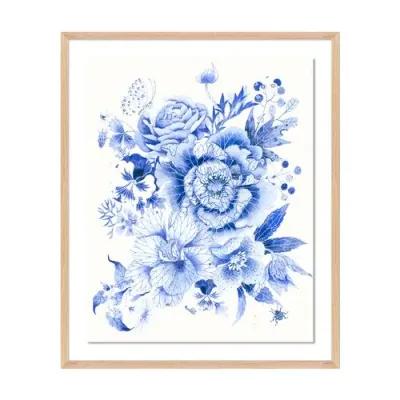 Gabby Malpas Blue White Floral 1