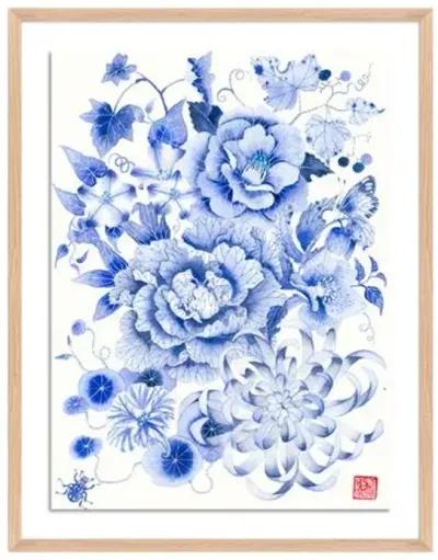 Gabby Malpas Blue Floral 2