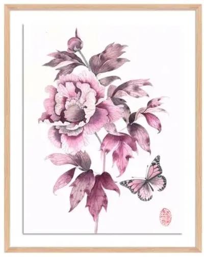 Gabby Malpas - Peony BW - Black