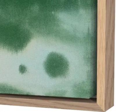 Laura Roebuck - Shady Trees 1 - Framed Canvas - Green