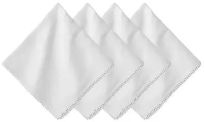 Set of 4 Berry Trim Napkins - White - Juliska