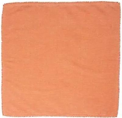 Set of 4 Berry Trim Napkins - Persimmon - Juliska - Orange