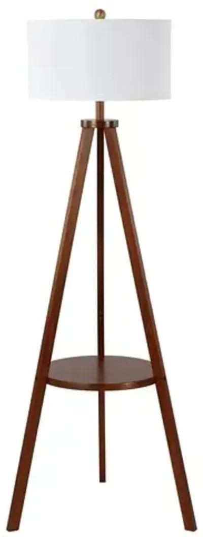 Norma Floor Lamp - Walnut