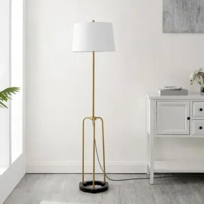 Alosie Floor Lamp - Brass/Black