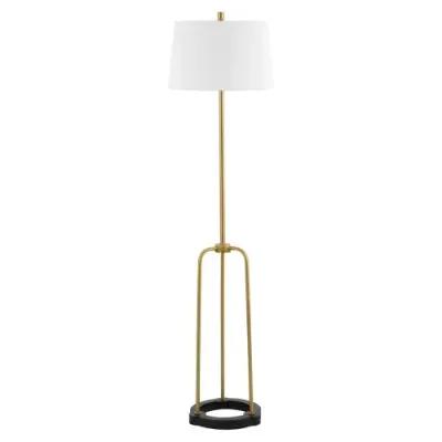 Alosie Floor Lamp - Brass/Black