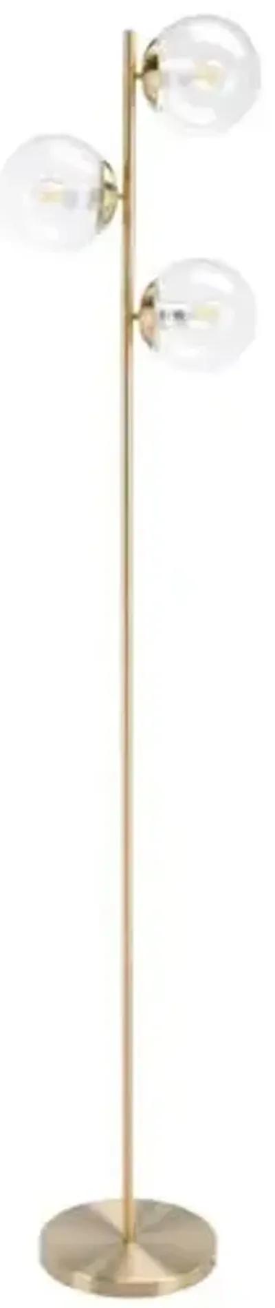 Mella 65" Floor Lamp - Gold