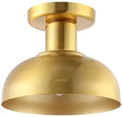 Taryn 10" Flush Mount - Brass - Gold