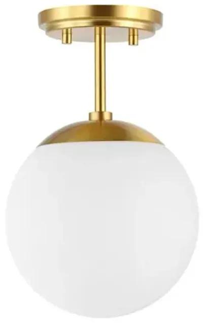 Avianne 7.75" Globe Flush Mount - Brass - Gold