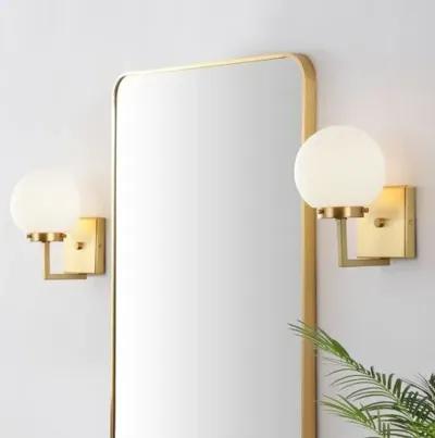 Set of 2 Chassie Globe Wall Sconces - White