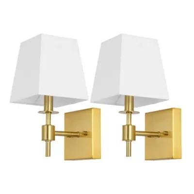 Set of 2 Renlei Wall Sconces - Brass - Gold