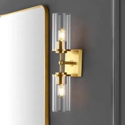 Alyssia 2-Light 6" Wall Sconce - Gold