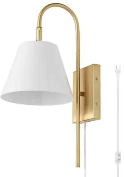 Brella 10.5" Plug-In Wall Sconce - Gold