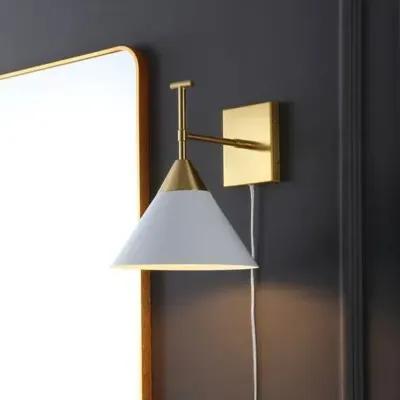 Melena 12.5" Plug-In Wall Sconce - Gold