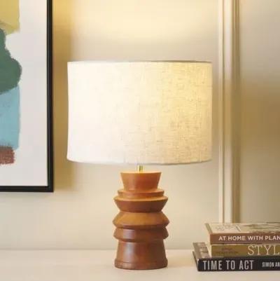 Denero 17" Table Lamp - Natural - Brown